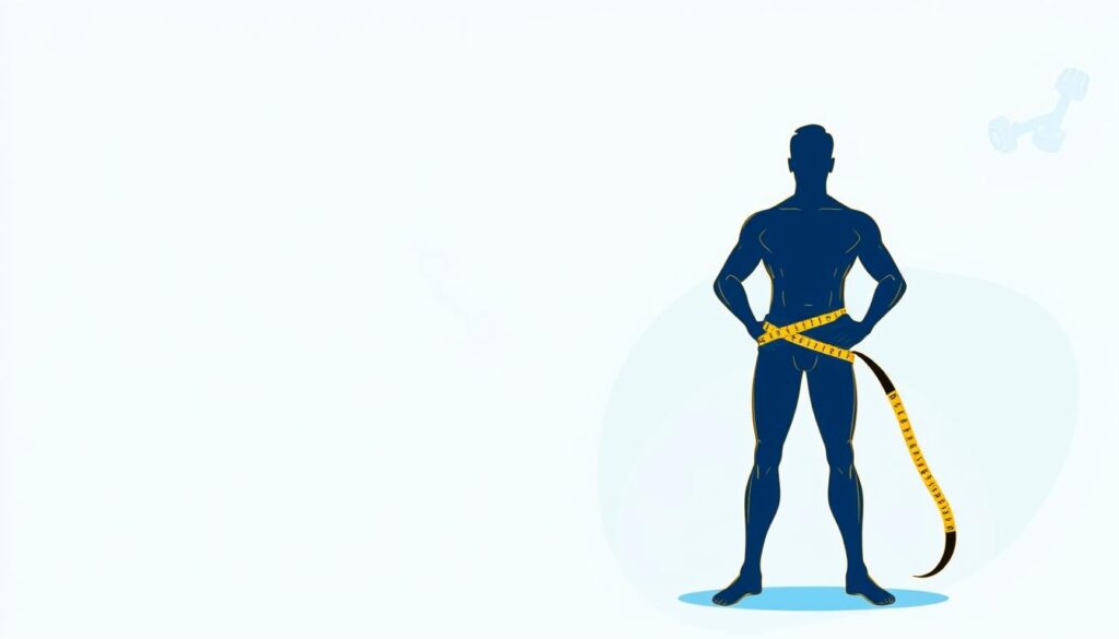 محيط الخصر والوزن المثالي للرجل